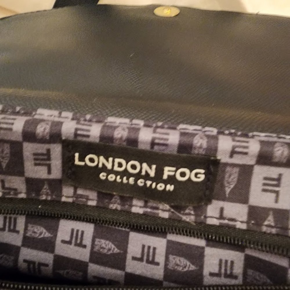 London Fog Black Shoulder Bag 11x7x3 - Picture 5 of 6